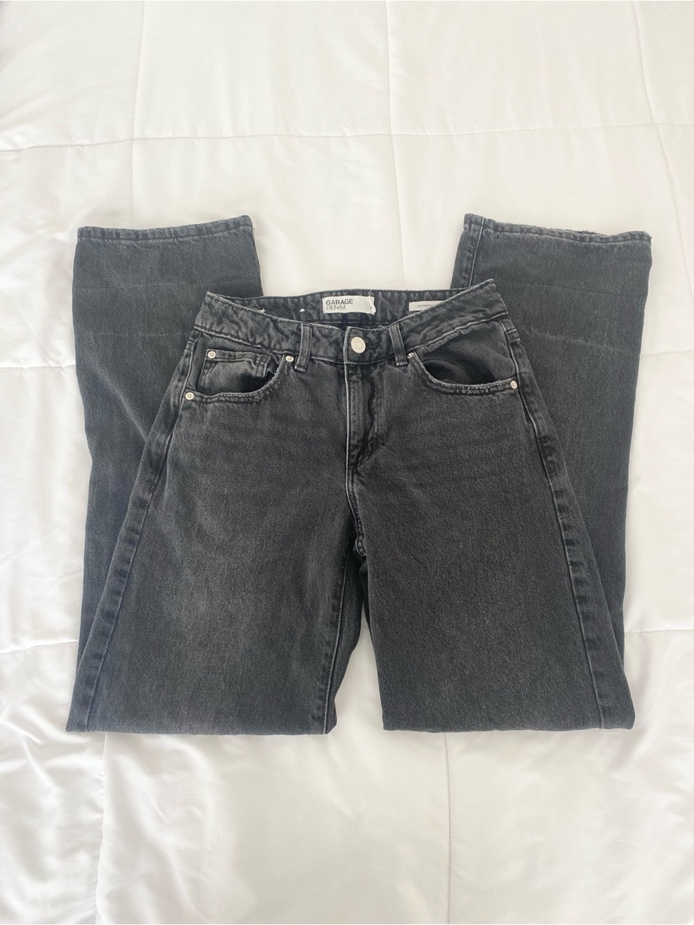 Garage Black Slouchy Baggy Jeans - Women's